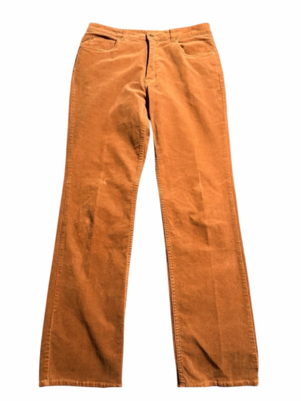 Nordstrom Women's Boot Cut Corduroy Pants in Rust Brown